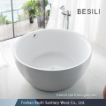 Acrylic Freestanding round bathtub dimensions 135 cm